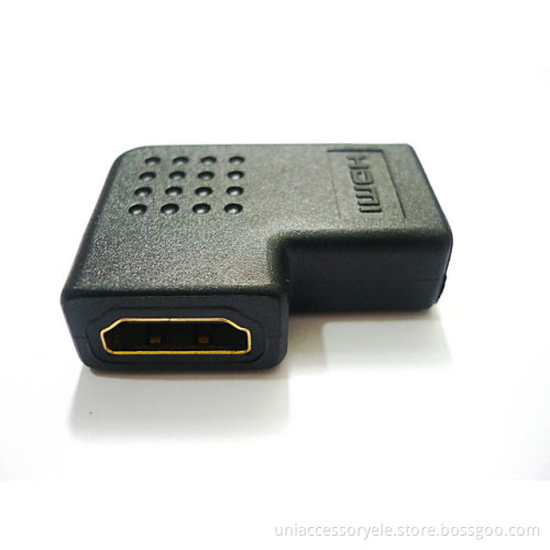 90 degree rotatable HDMI adapter(F-F)